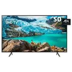 LED 50" UHD 4K Samsung Visual Livre de Cabos, Bluetooth, HDR Premium, HDMI e USB