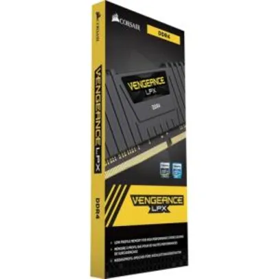 (R$165 C/Ame+CC Sub) Memoria Corsair Vengeance Lpx 8GB 3000mhz | R$206