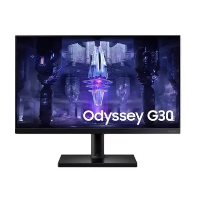 [ PRIMEIRA COMPRA R$ 858] Monitor Gamer Samsung Odyssey G30  24" LCD Full HD 144Hz 1ms HDMI DP IPS Freesync HDMI USB Preto - LS24BG300ELMZD