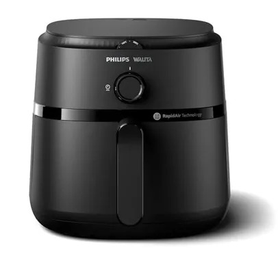 Fritadeira Airfryer Série 1000 XL, Philips Walita, 6,2 litros, Tecnologia RapidAir, Preta, 2 anos de garantia, 110v - NA130/00