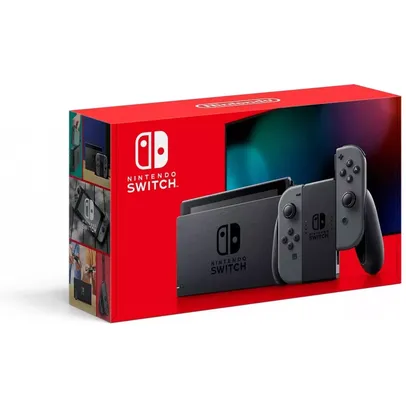 Console Nintendo Switch, 32GB, 1x Joycon, (Modelo Novo), Grey, HADSKAAA1