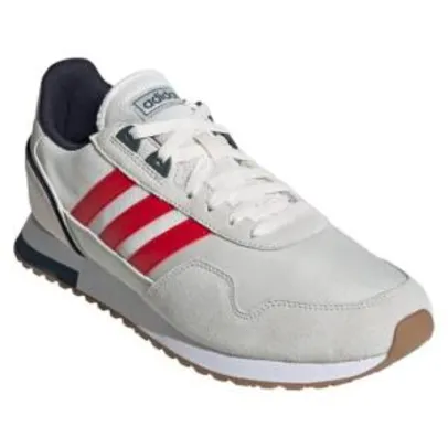 Tênis Adidas 8K 2020 Masculino - Branco e Vermelho R$150