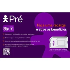 Chip pré pago VIVO 