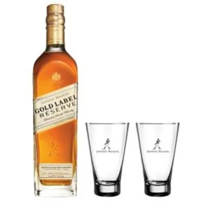 COMBO GOLD LABEL + COPO HIGHBALL 2 UNIDADES por R$ 170