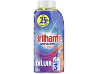 Sabão Brilhante Refil 3 litros. | R$ 9