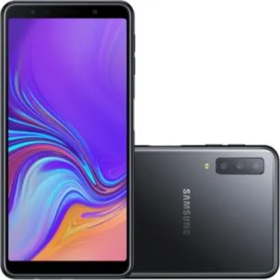Smartphone Samsung Galaxy A7, 128GB, 24MP, Tela 6´, Preto - SM-A750G/128D por R$ 1799