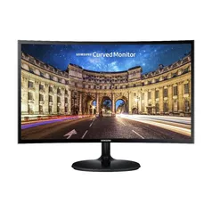 Monitor SAMSUMG Led 24'' Full Hd Preto Curvo - LC24F390FHLMZD