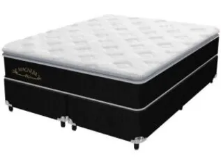 [APP] Cama Box Queen Size (Box + Colchão) Plumatex Molas - Ensacadas/Pocket 28cm de Altura Magnum | R$900