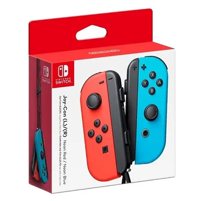 [APP] Controle Nintendo Switch Joy-Con, Vermelho e Azul