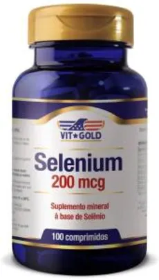 [PRIME] Selênio 200mcg Vitgold 100 comprimidos | R$41