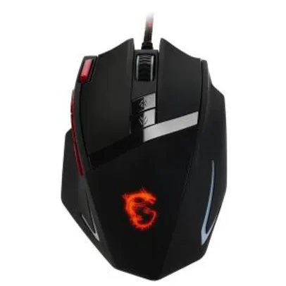 Mouse Gamer MSI 8200DPI RGB Interceptor DS200 | R$136