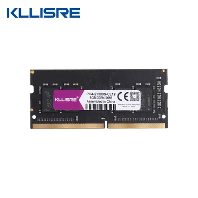(Novos Usuários) Memória RAM Kllisre 8GB DDR4 2666MHz para notebook R$128