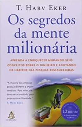 Amazon - Livro Os Segredos da Mente Milionária | R$19