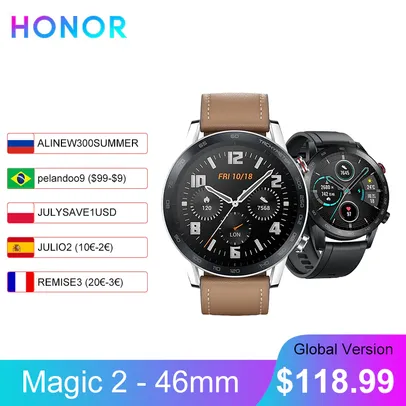 SmartWatch Honor Magic Watch 2 | Global Version | R$583