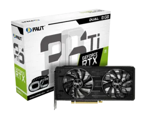 Placa de Vídeo Palit GeForce RTX 3060 Ti Dual OC LHR 8GB GDDR6 256Bits - NE6306TS19P2-190AD V1