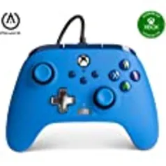 Controle para Xbox PowerA com fio, Xbox Series X|S, Xbox One - Xbox Series X, azul