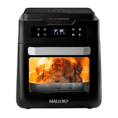 Fritadeira Elétrica Mallory 12 Litros Air Oven EasyCook Preto