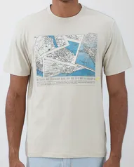 Camiseta masculina mapas bege | Original by Riachuelo