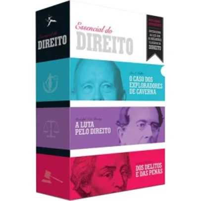 Box de Livros - O Essencial do Direito (3 Volumes) - R$17,25