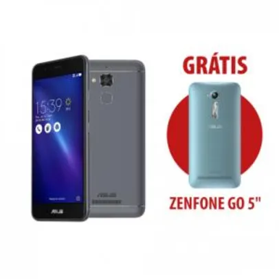 Zenfone 3 Max 5,5" Cinza + Zenfone Go 5"  Azul R$ 967 no boleto *****