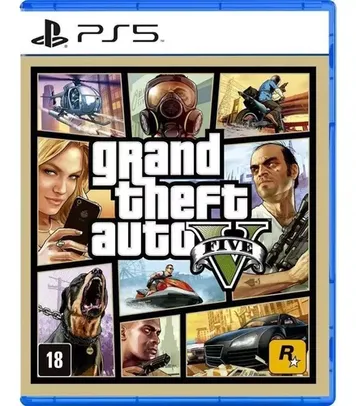 [Selecionados] Grand Theft Auto V  Standard Edition Rockstar Games PS5 Físico