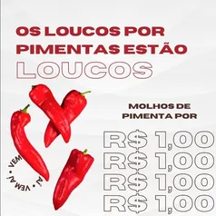 Produtos a R$1 - Loucos por Pimentas