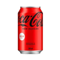 Refrigerante Coca-Cola Sem Açúcar 350ML
