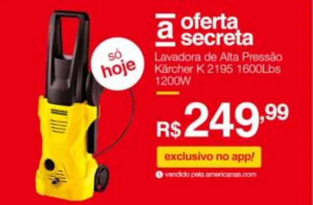 Lavadora de Alta Pressão Karcher K2195 1600Lbs 1200W