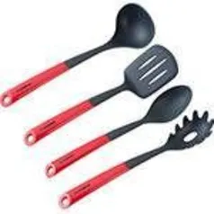 Kit Utensílios Colors Nylon 4 peças 19,99