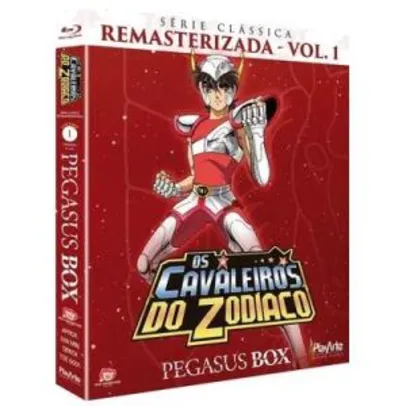 OS CAVALEIROS DO ZODÍACO- SÉRIE CLÁSSICA REMASTERIZADA - (BLU-RAY (3 DISCOS) R$ 54