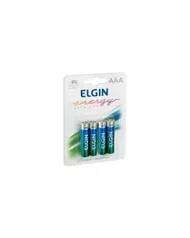 [PRIME] Kit Pilhas Alcalinas com 4X AAA Palito, Elgin | R$7