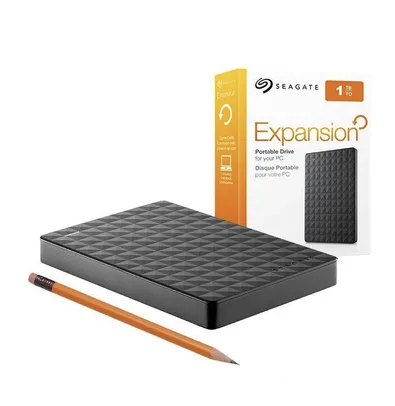 HD Seagate Externo Portátil Expansion USB 3.0 4TB Preto | R$570