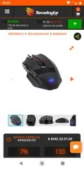 Mouse Redragon Sniper M801 RGB 12400DPI | R$170