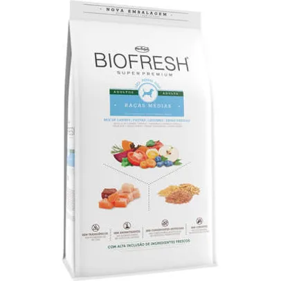 [assinantes] Ração Hercosul Biofresh para Cães Adultos de Raças Médias 12kg | R$191