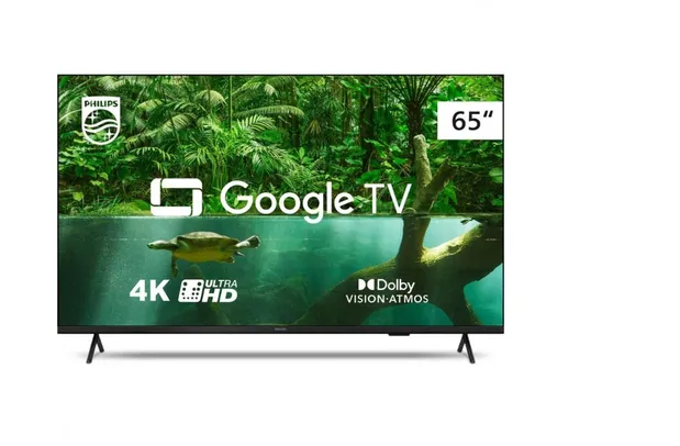 Smart TV 65 Philips 4K 65PUG7408 Google TV Bluetooth