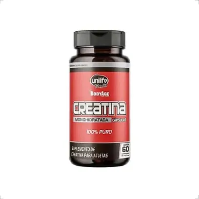 Product photo Creatina Monohidratada 100% Pura 60 Cápsulas Unilife