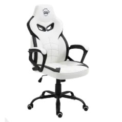 Cadeira Gamer Ninja Jiraya, Branco e Preto