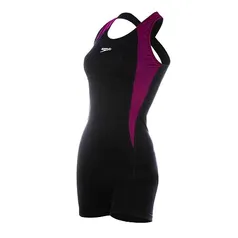 Speedo Macaquinho Cross, Feminino, M, Preto Fucsia