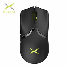 (Primeira Compra) Mouse Gamer Sem Fio Delux M800 2,4ghz (PMW3335)