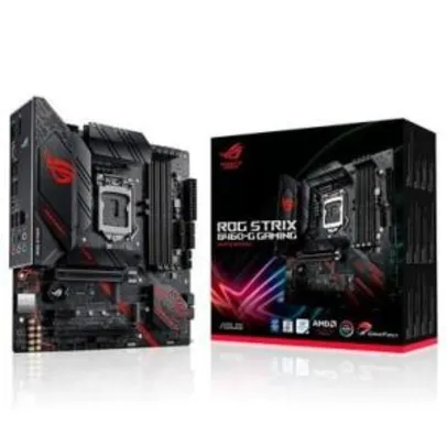 Placa-Mãe Asus ROG Strix B460-G Gaming, Intel LGA 1200, mATX, DDR4 | R$ 849