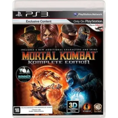 Mortal Kombat Complete Edition - PS3 - $31