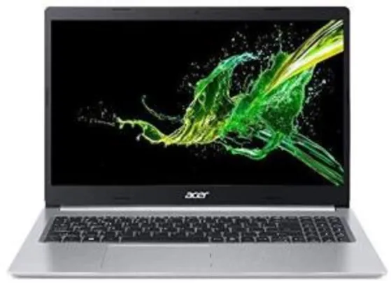 Notebook Acer Aspire 5 A515-54G-53GP Intel Core i5 - 8GB 256GB SSD 15,6” Placa NVIDIA 2GB Windows 10