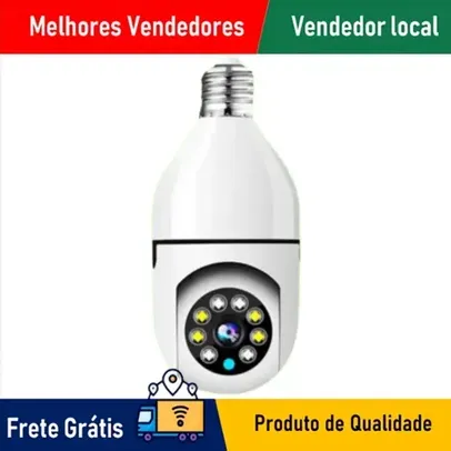 [BR/MOEDAS] [C.NovaR$41]  Câmera De Segurança Bulbo  E27 Wifi Hd 1080P