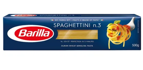 [RECORRENCIA]Macarrão Grano Duro Spaghettini N.3 Barilla 500g