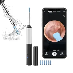 Câmera sem fio Ear Scope, Ferramenta de Remoção de Cera, Limpador de Orelhas com Giroscópio