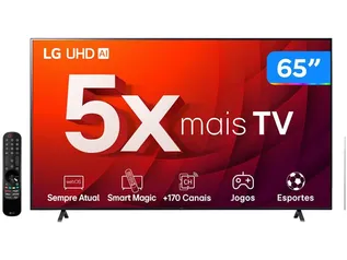 Smart TV 65” 4K UHD LED LG 65UR8750