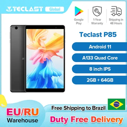 Tablet Teclast P85 8" Android 11 2GB Ram - 32GB ROM 