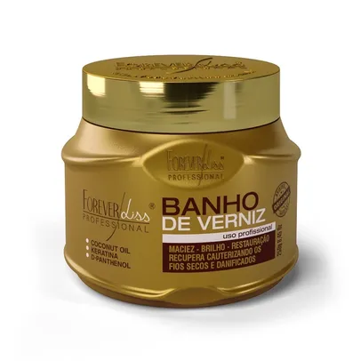 Máscara Banho De Verniz Forever Liss 250G