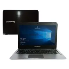 Notebook Compaq Dual Core 4GB 500GB Tela 14” Windows 10 Presario CQ15 | R$1099