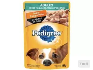 Ração Úmida para Cachorro Adulto Sachê - Pedigree Frango ao Molho 100g | R$0,66